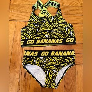 Stella McCartney Kids Banana Print Bikini Set